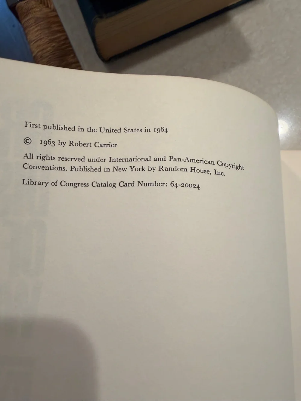 Vintage hardcover cookbook